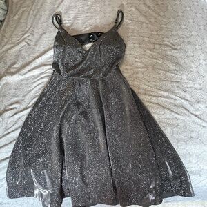 Sparkly mid-length dress
